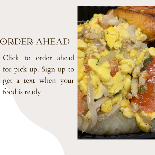 Picture of Ackee & Saltfish, Order ahead entire menu online for pick up